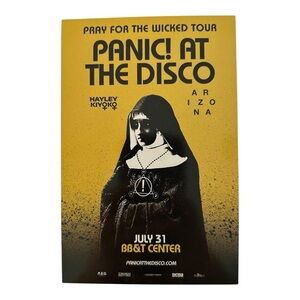 🦋 5/$25 - Panic! At The Disco Pray For The Wicked Tour Photo Card (6” x 4”)